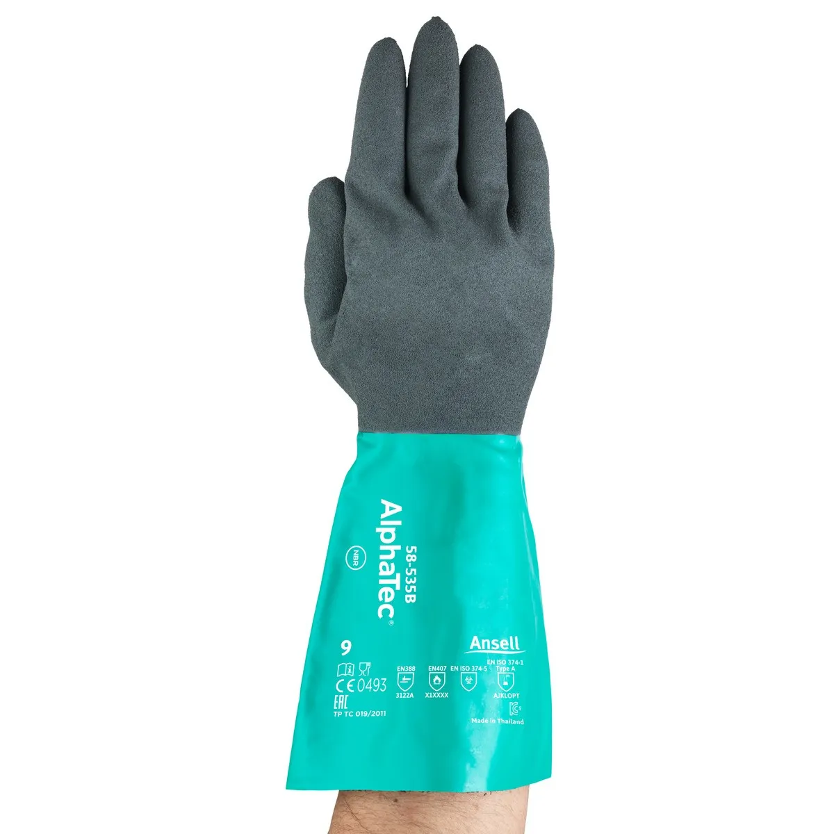 Zaštitne rukavice ALPHATEC 58-535W zeleno-sive - Ansell - PAR 