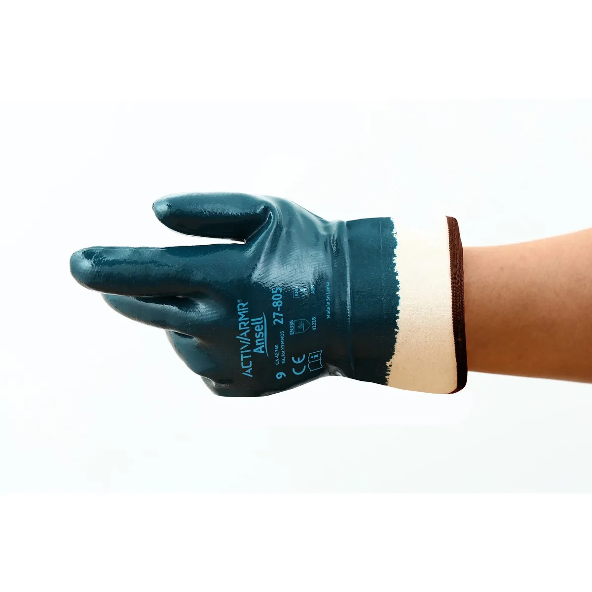 Zaštitne rukavice HYCRON 27-805 belo-plave - Ansell - PAR 