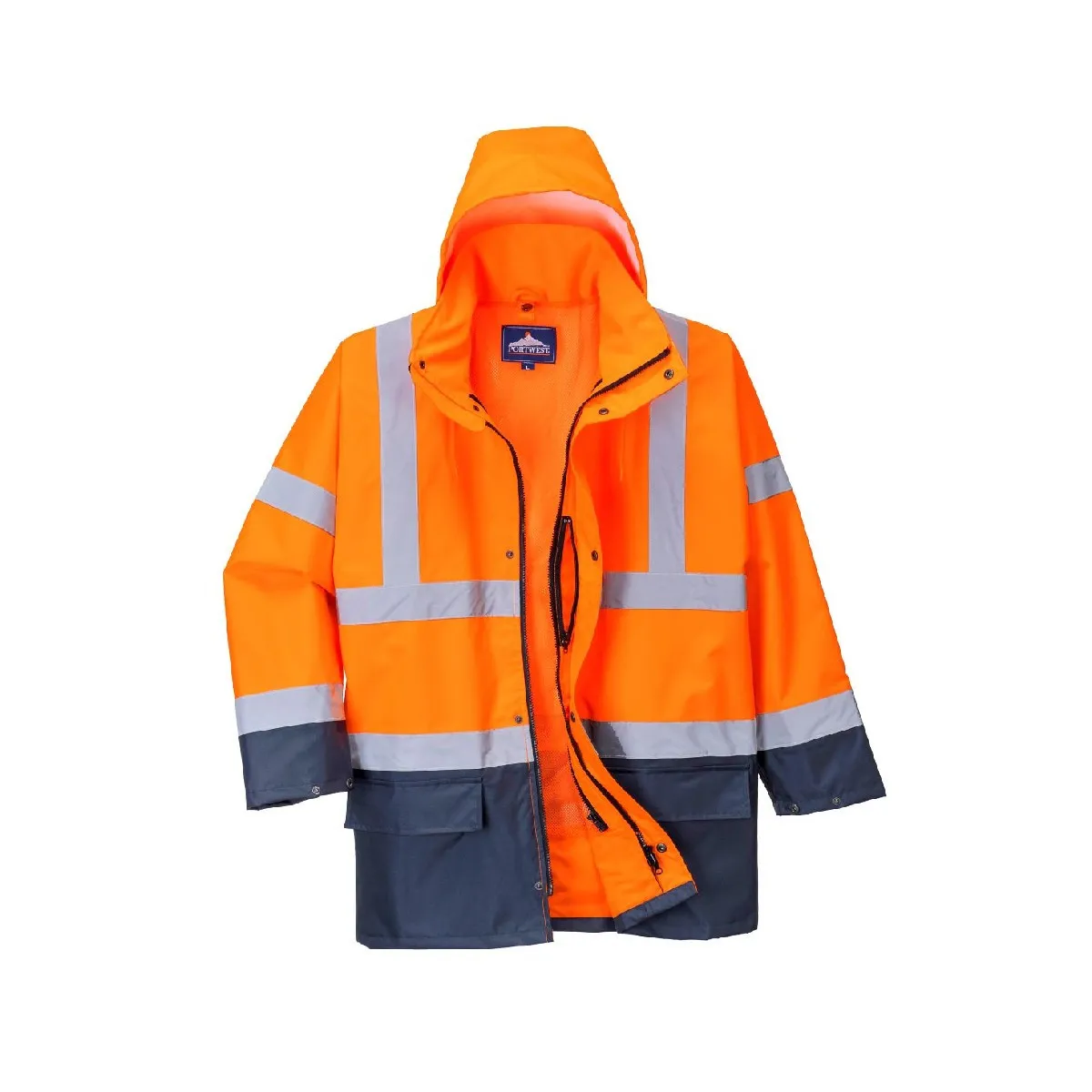 Visokovidljiva jakna S766 5 u 1 narandžasto-teget - Portwest 