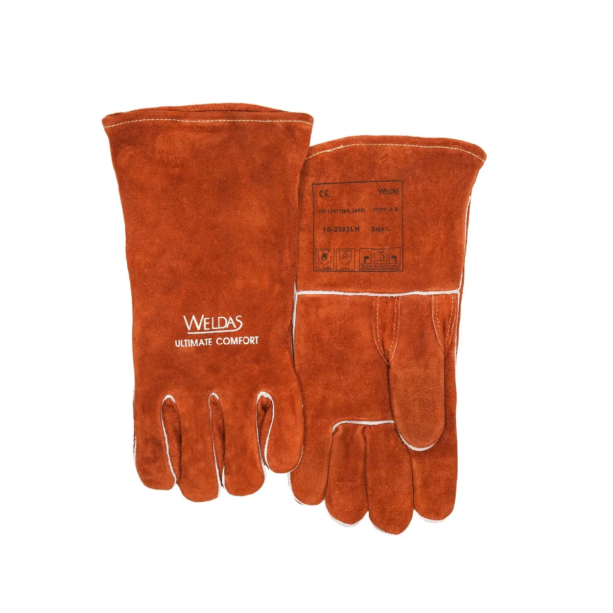 Kožne rukavice GOLDEN BROWN 10-2392 braon - Weldas - PAR 