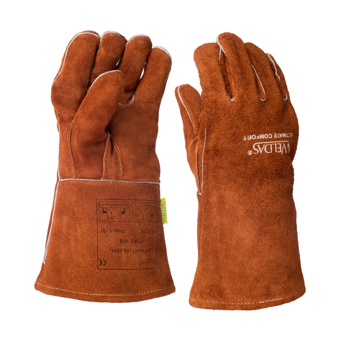 Kožne rukavice GOLDEN BROWN 10-2392 braon - Weldas - PAR 