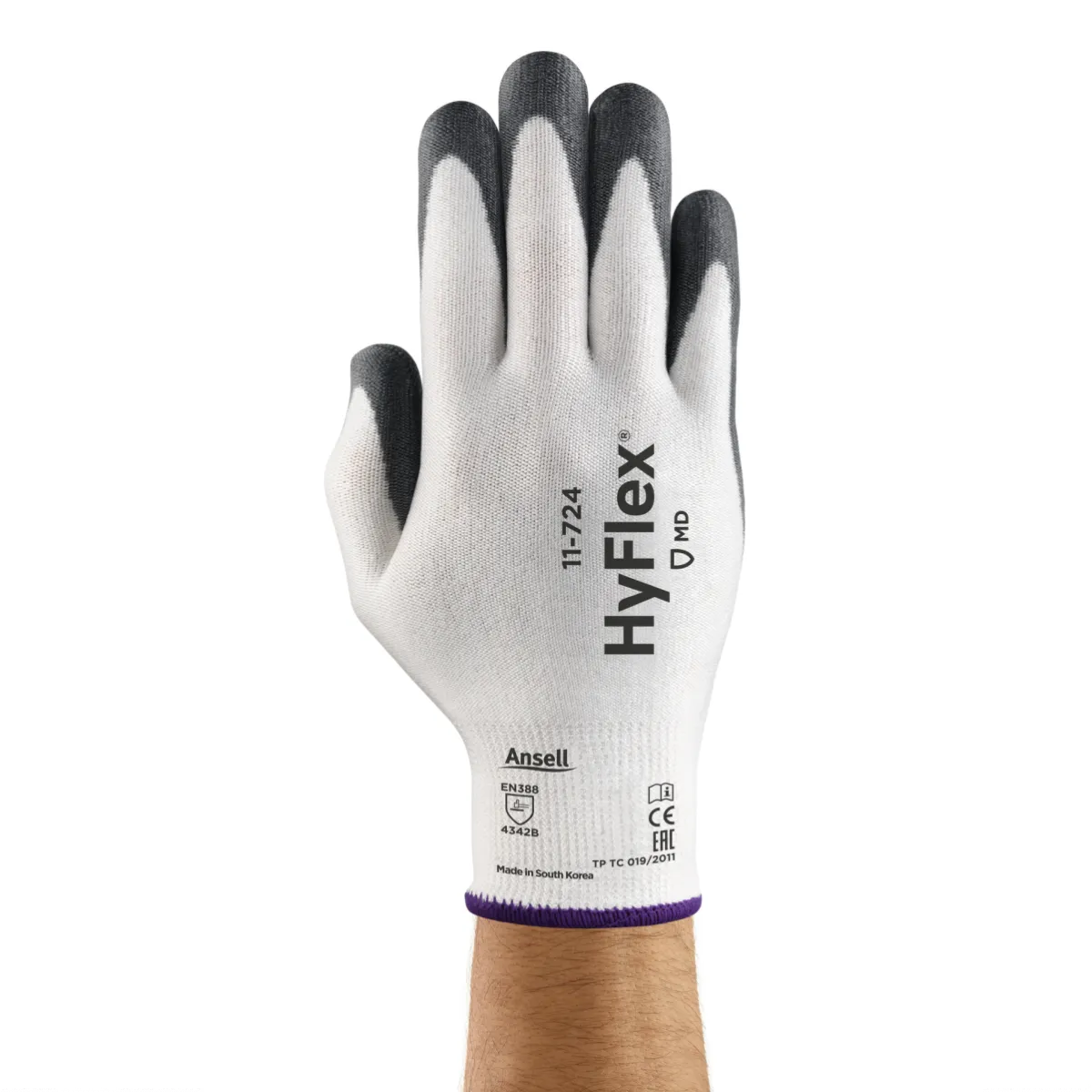 Zaštitne rukavice HYFLEX 11-724 belo-sive - Ansell - PAR 