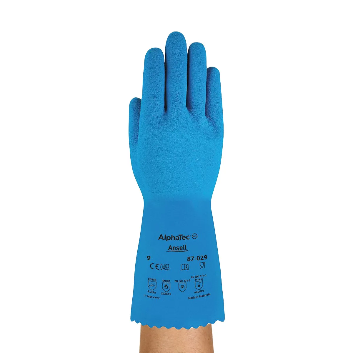 Zaštitne rukavice ALPHATEC 87-029 plave - Ansell - PAR 