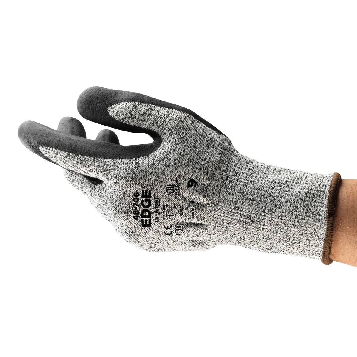 Zaštitne rukavice EDGE 48-706 sive-crne - Ansell - PAR 