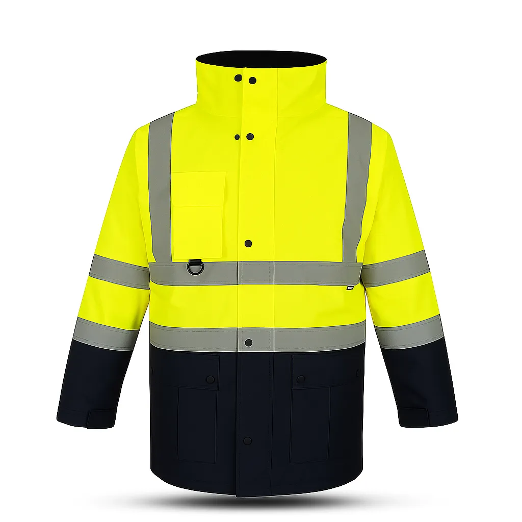 Jakna visokovidljiva 5 u 1 GAMMA žuto/teget 