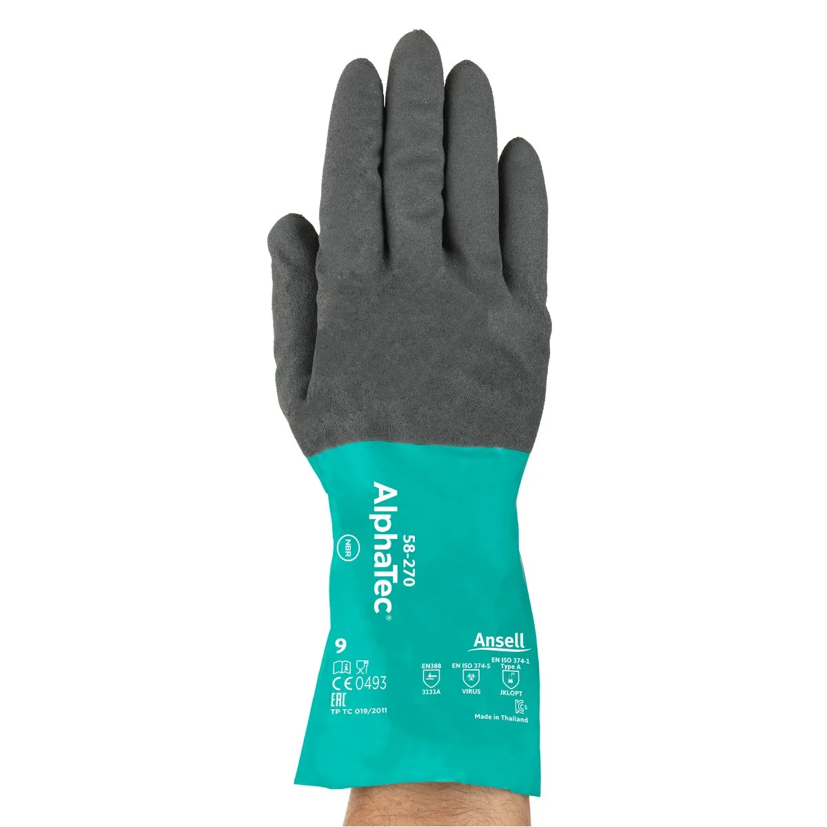 Zaštitne rukavice ALPHATEC 58-270 zeleno-sive - Ansell - PAR 