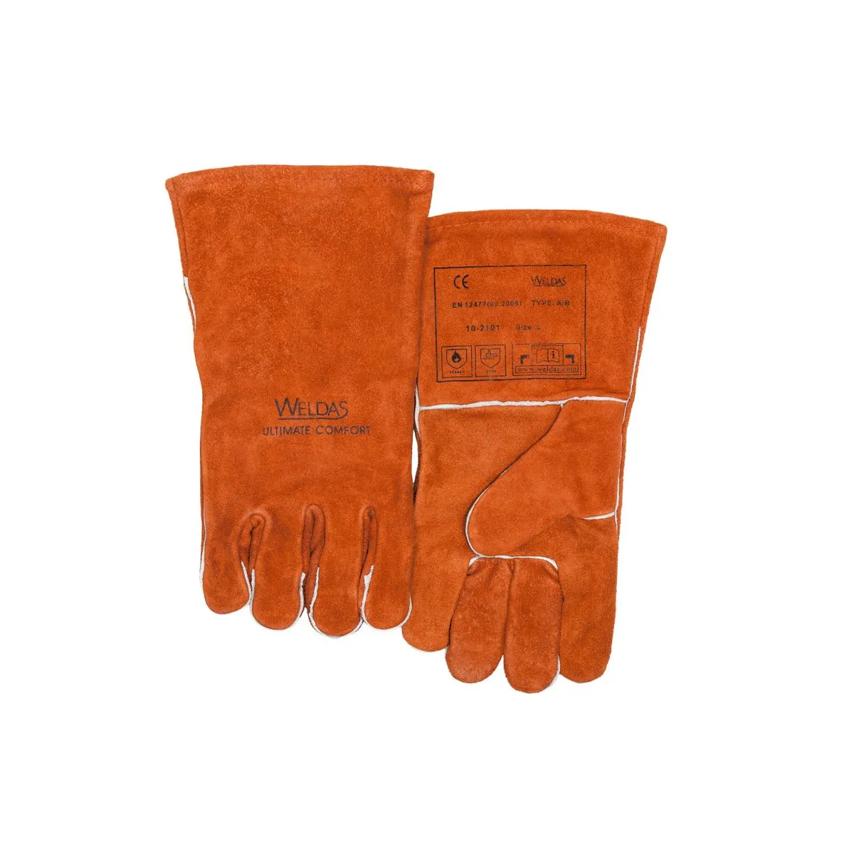 Kožne rukavice GOLDEN BROWN 10-2101 braon - Weldas - PAR 