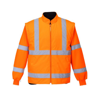 Visokovidljiva jakna S766 5 u 1 narandžasto-teget - Portwest 
