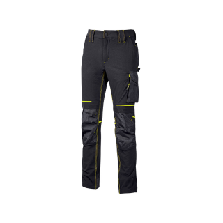 Radne pantalone ATOM crno/žute - U-Power 