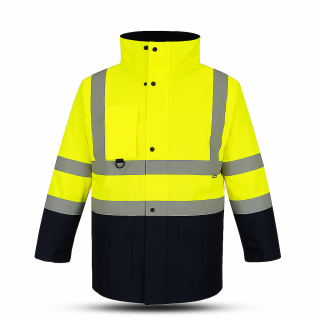 Jakna visokovidljiva 5 u 1 GAMMA žuto/teget 