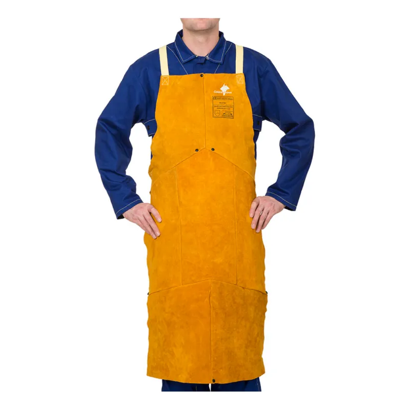 Kožna kecelja GOLDEN BROWN 44-2142 braon - Weldas - KOM 