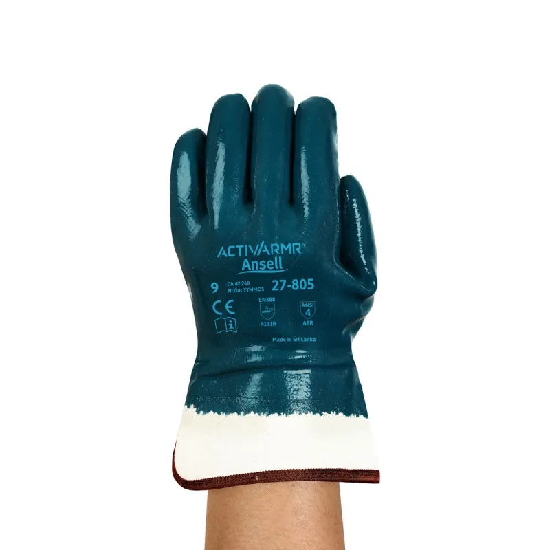Zaštitne rukavice HYCRON 27-805 belo-plave - Ansell - PAR 