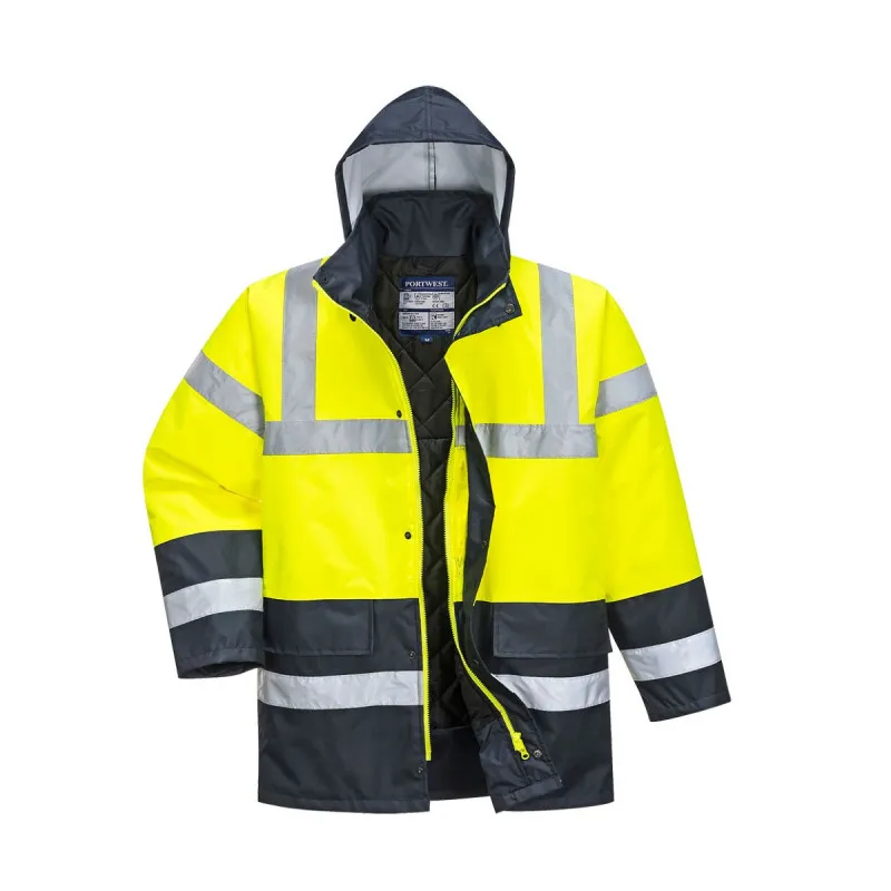 Zimska visokovidljiva jakna S466 žuto-teget - Portwest 