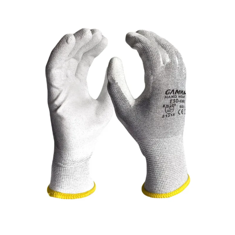 Zaštitne rukavice ESD-STATIC bele - Gamma - PAR 