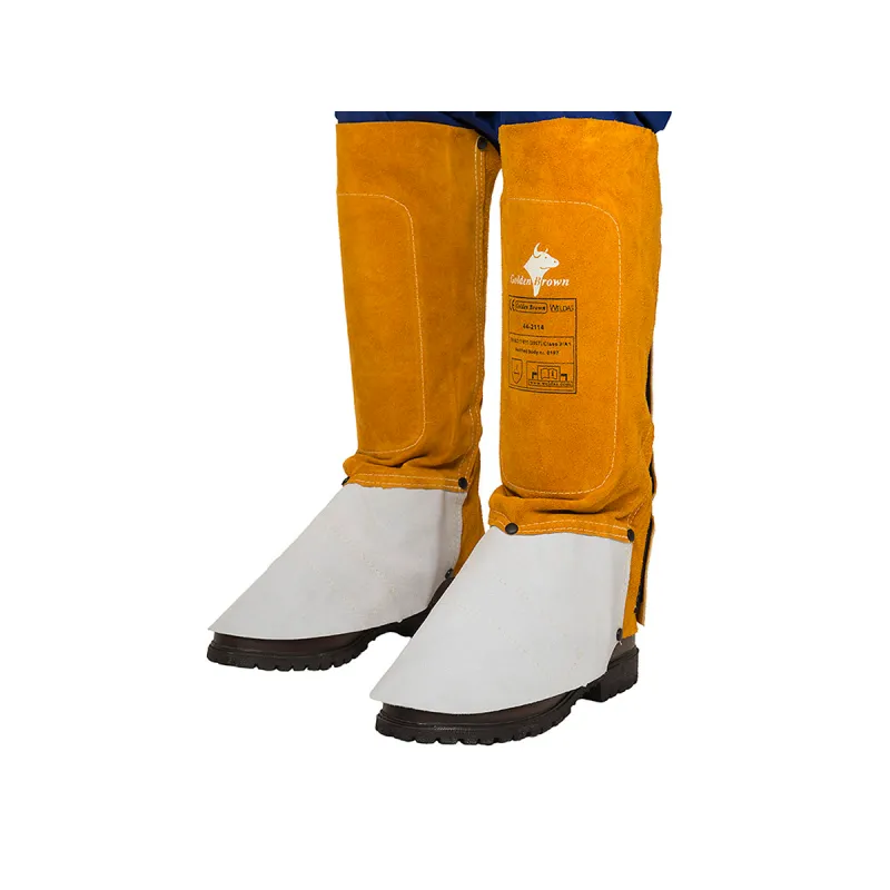 Kamašne kožne sa ojacanjem GOLDEN BROWN 44-2114 - Weldas 