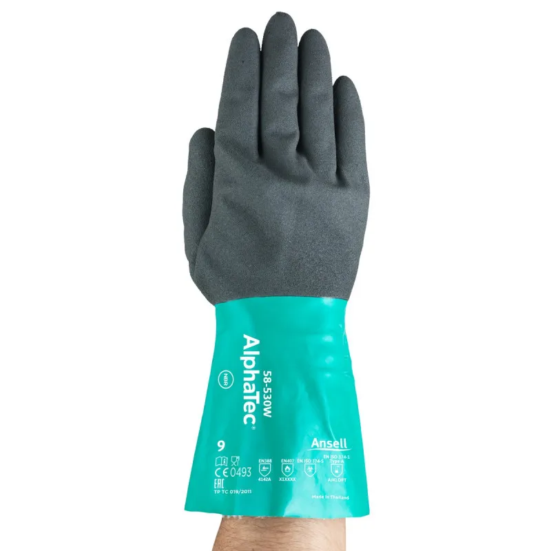 Zaštitne rukavice ALPHATEC 58-530W zeleno-sive - Ansell - PAR 