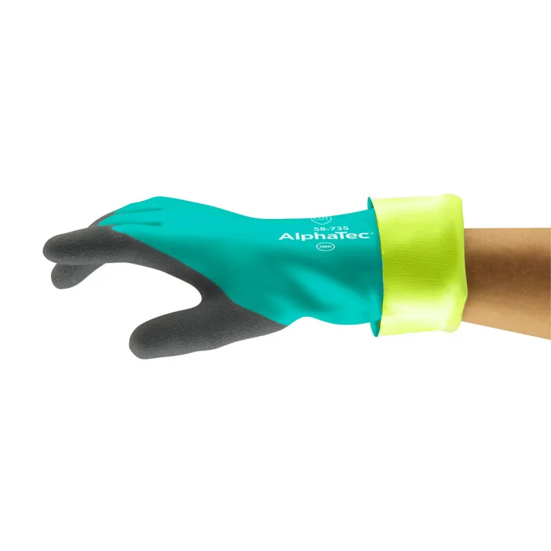 Zaštitne rukavice ALPHATEC 58-735 zeleno-sive - Ansell - PAR 
