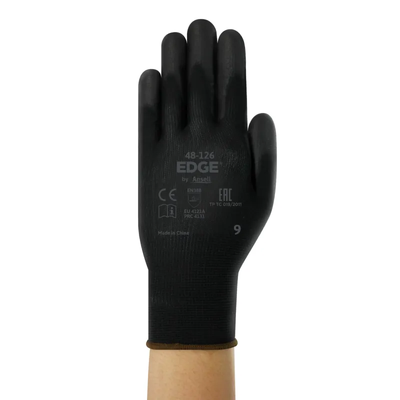 Zaštitne rukavice EDGE 48-126 crne - Ansell - PAR 