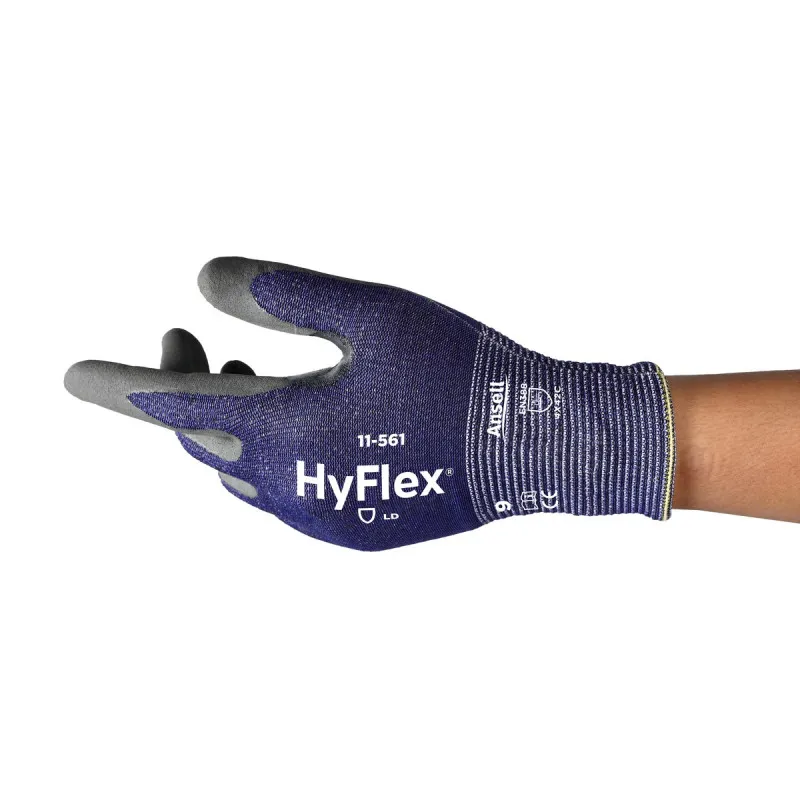 Zaštitne rukavice HYFLEX 11-561 plavo-crne - Ansell - PAR 