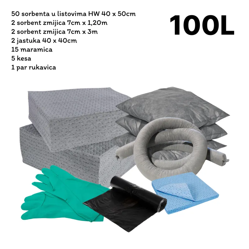 KGE2 - E komplet univerzalnih upijaca u kutiji 100L - Schoeller 