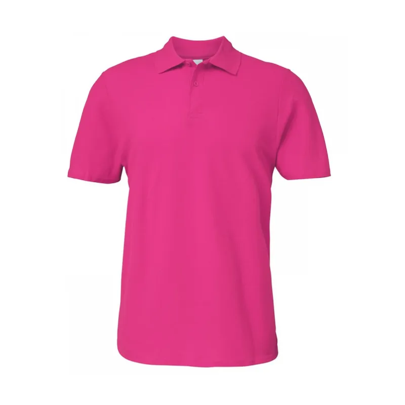 Majica sa kragnom SOFTSTYLE GI64800 roze - Gildan 
