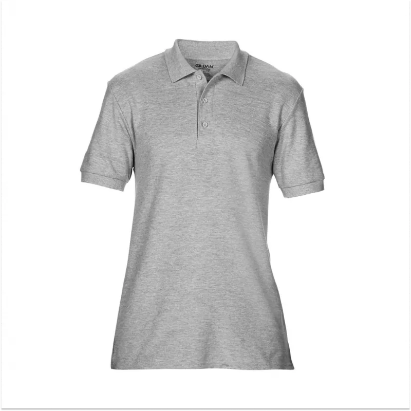 Majica sa kragnom PREMIUM COTTON GI85800 svetlo siva - Gildan 