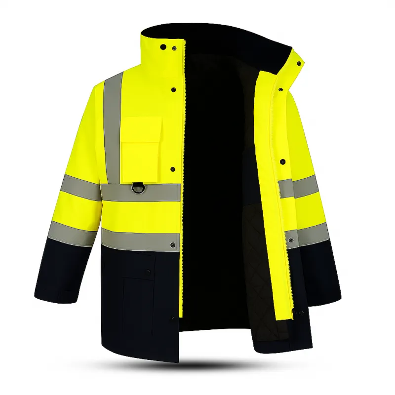 Jakna visokovidljiva 5 u 1 GAMMA žuto/teget 