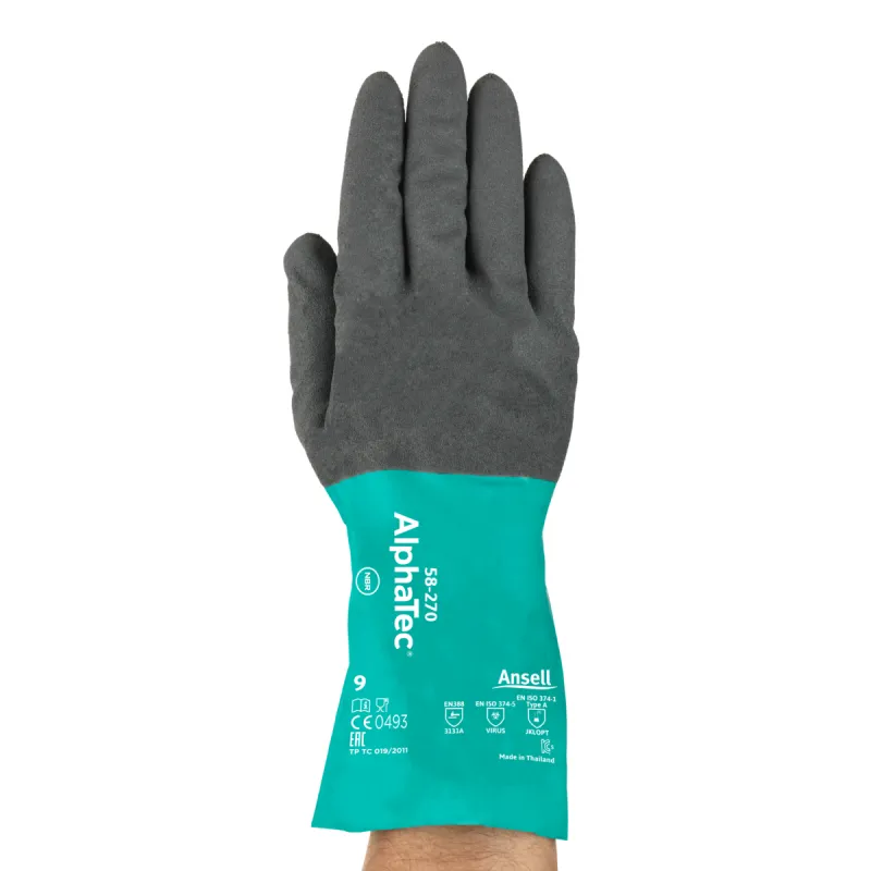 Zaštitne rukavice ALPHATEC 58-270 zeleno-sive - Ansell - PAR 