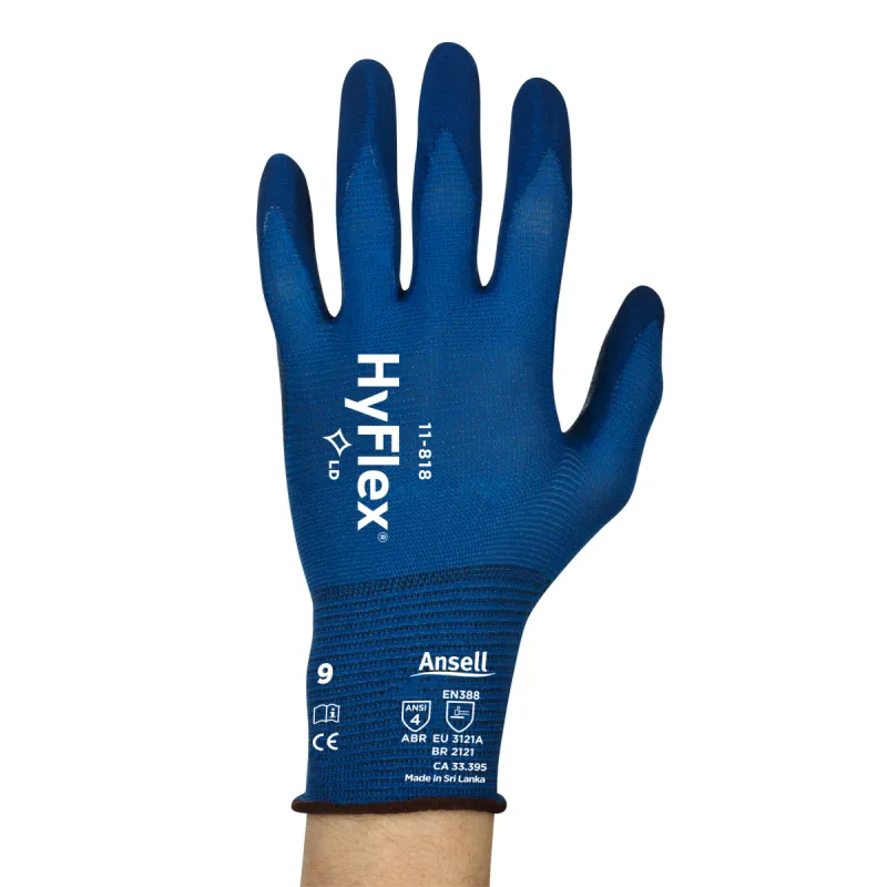 Zaštitne rukavice HYFLEX 11-818 plave - Ansell - PAR 